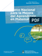 84a3d7 Marco Nacional para La Mejora Del Aprendizaje en Matematica