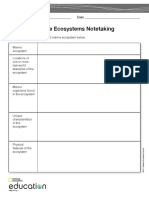 Marine Ecosystems Notetaking