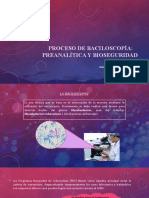 Proceso de baciloscopía: preanalítica y bioseguridad