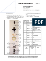 PF Pump Specification