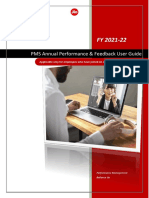 FY 2021-22 PMS Annual Performance & Feedback User Guide