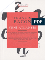 14) Francis Bacon - Yeni Atlantis