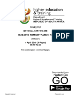 Building Administration N4: National Certificate