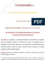 Direito Empresarial Ii: Recuperação Judicial E Extrajudicial de Empresa