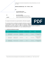 Informe CQC Recrecimiento depósito relaves Rumichaca cota 4230 Junín Perú