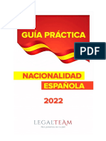 Nacionalidad Española Por Residencia 2022