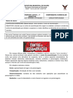 Contos de Assombração - 6º Ano