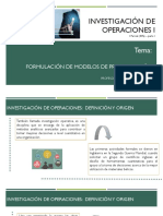 Formulacion de Modelos de Programacion Lineal