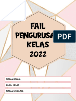 Fail Pengurusan Kelas 2022