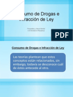 Consumo de Drogas e Infraccion de Ley Mayo 2022