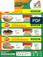 Ofertas de ovos, alho e vegetais