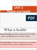 4º.unit 3.people and Health