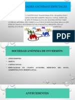 Sociedades Anonimas Especiales, 30-10-2021