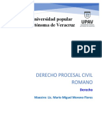 Derecho Procesal Civil Romano