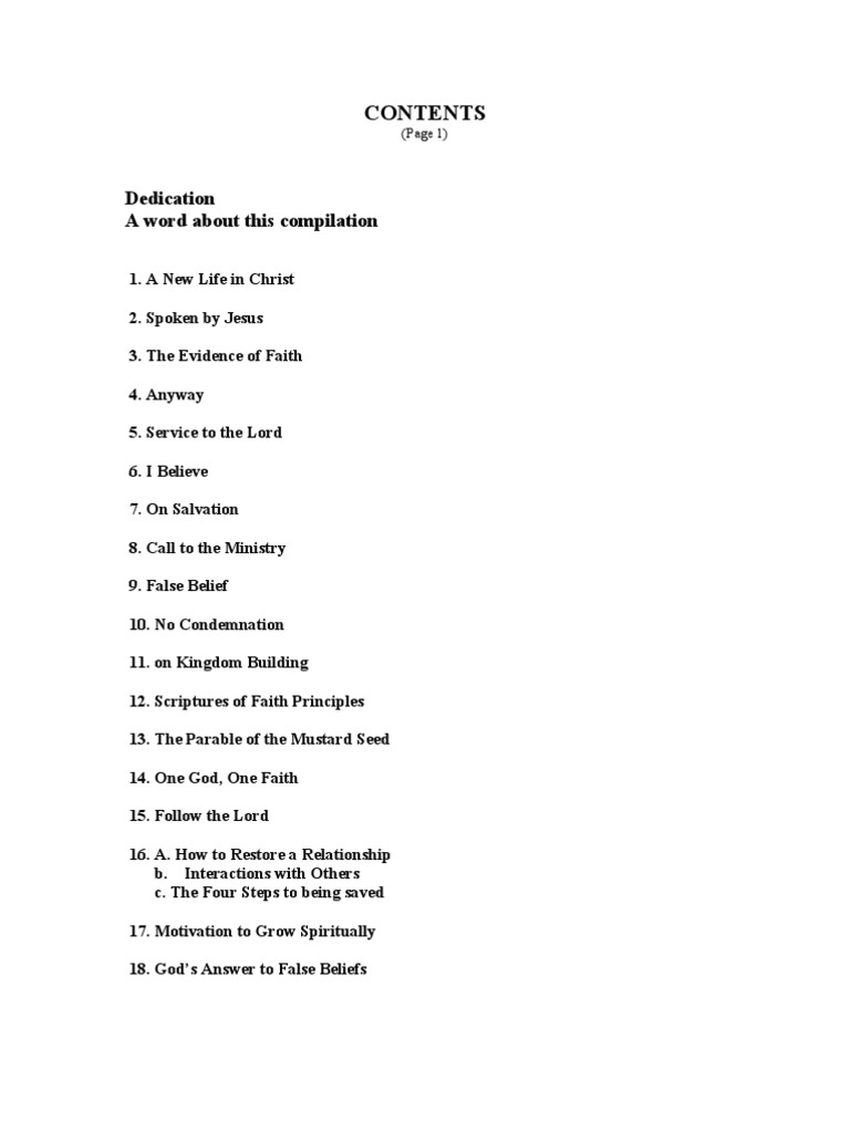 Christian Faith and Spiritual Growth Guide | PDF