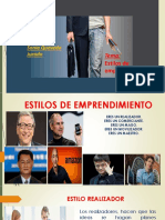 2 Estilos de Emprendimiento