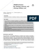 2019 - Behavioral Addictions Excessive Gambling, Gaming, Internet, and Smartphone Use Among Children and Adolescents