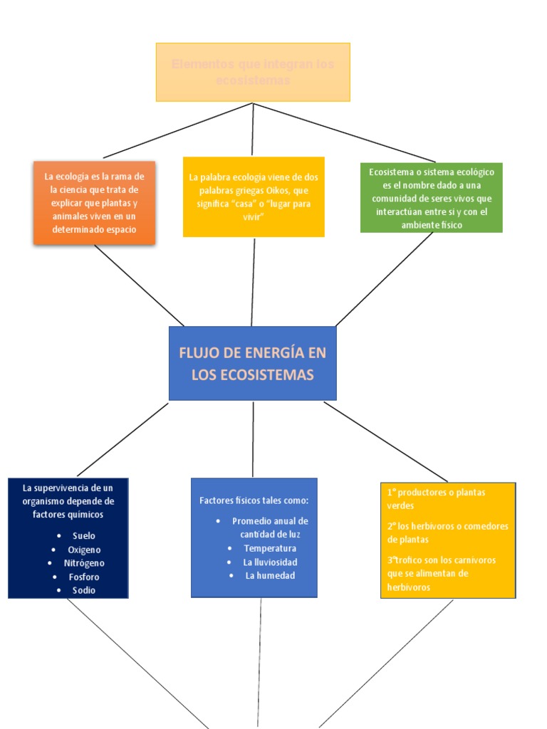 Mapa Conceptual Ecosistemas | PDF | Ecosistema | Desierto