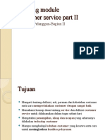 Customer Service-Part II Training Module