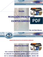 Taller de Redaccion Eficaz en Los Escritos Juridicos