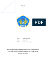 TUGAS 7 Evaluasi Pembelajaran