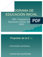 Programa (Esquema Educacion Inicial)