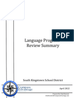 SKSD Language Program Review FINAL