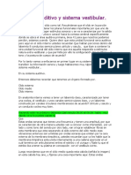 Sistema Auditivo y Sistema Vestibular