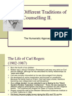 Different Traditions of Counselling II