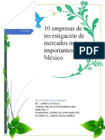 10 Empresas de Investigación de Mercado Más Importantes en México.