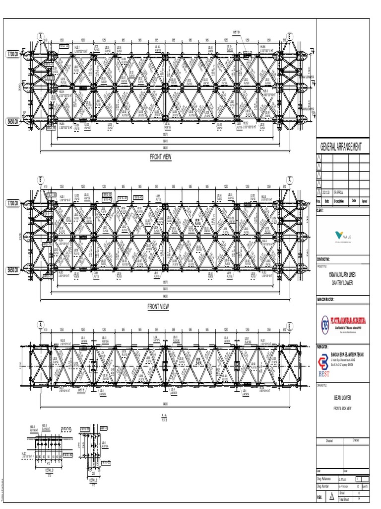 3 - BEAM LOWER - Rev A | PDF