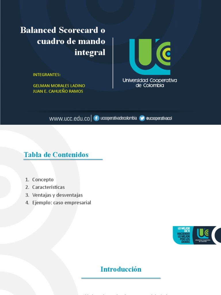 Ventajas y desventajas del Balanced Scorecard | PDF | Business | Cognición