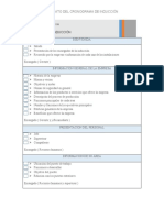 Formato de Cronograma de Inducción