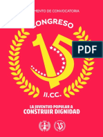 Convocatoria al XV Congreso Nacional