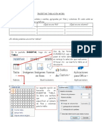 Tablas en Word