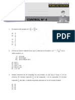 Matemáticas: Control N° 4 - Título