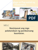 Ang Paglago at Pag-Unlad NG Ekonomiya