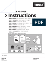 Instructions: Thule XT Kit 3028