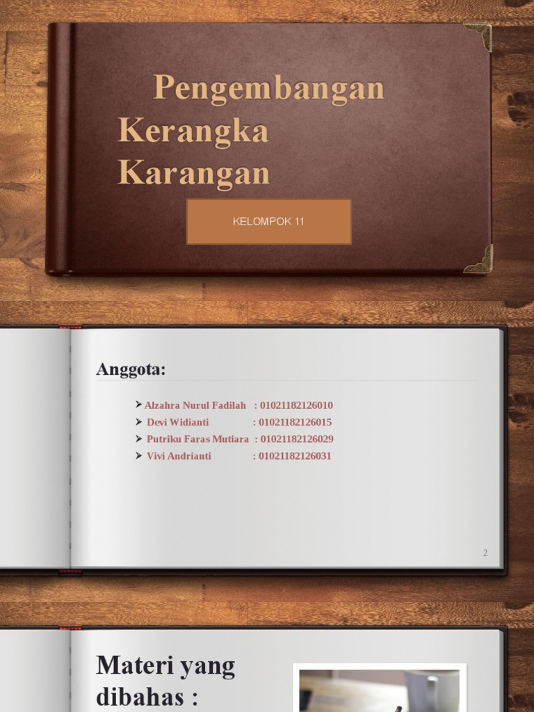 Panduan Penyusunan Kerangka Karangan | PDF | Karier & Perkembangan | Seni