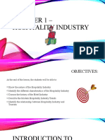 Chapter 1 - Hospitality Industry