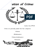 Classification of Crimes: Cozma Irina AP11Z