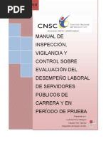 Manual de Inspeccion, Vigilancia y Control de La Evaluacion Del Desempeño