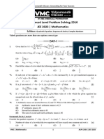 ALPS 2310 Maths Assignment