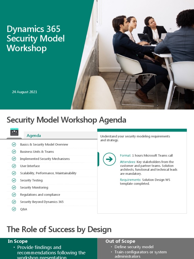 Dynamics 365 Security Workshop | PDF | Regulatory Compliance | Securities