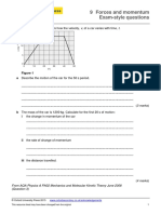 AQA Physics: 9 Forces and Momentum Exam-Style Questions