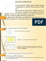 Basic Set Operations