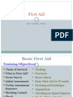 First Aid: Dr. Dipika Shah