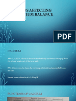 Drugs Affecting Calcium Balance: Harsh Vinayak Roll No. 39 Mbbs 2 Yr Student BATCH 2019 Rdasmc, Ayodhya