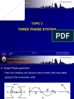 Three Phase System: Topic 2