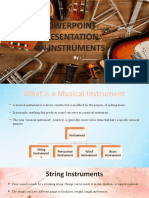 Presentation On Instruments